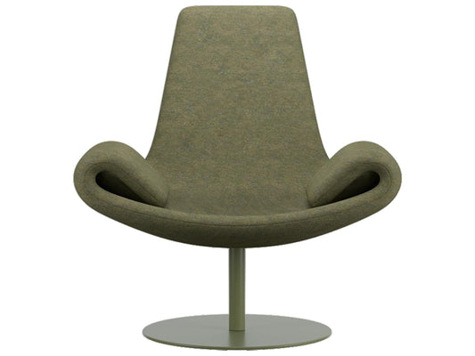 Wing Green Accent Chair by Stefano Giovannoni