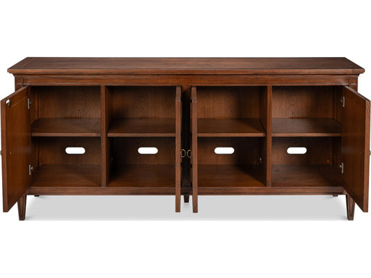 Beaufort 80-Inch Sideboard in Maple and Walnut