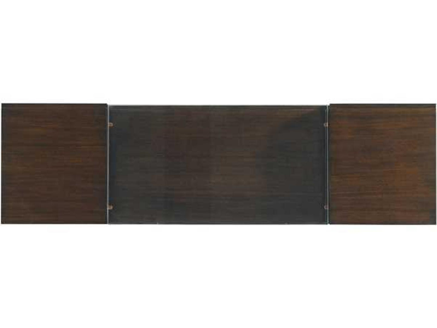 Bel Aire Palisades Media Console in Brushed Brass with Gold Leaf Accents