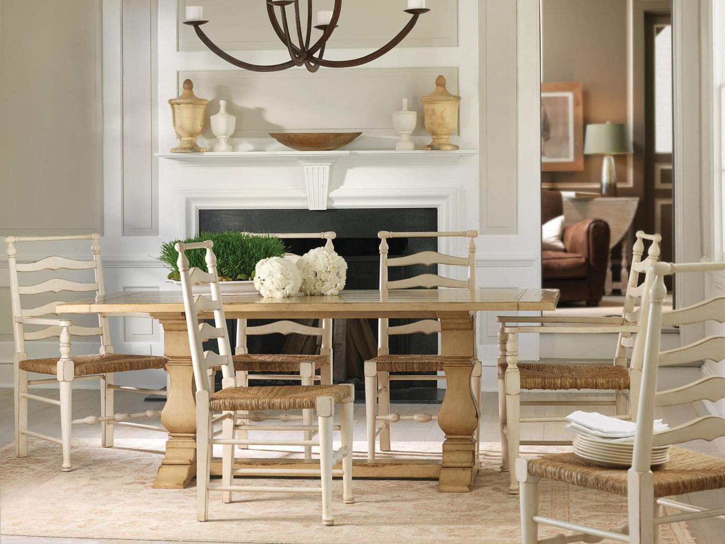 Lake Tahoe Rectangle Dining Table Mahogany and Veneers