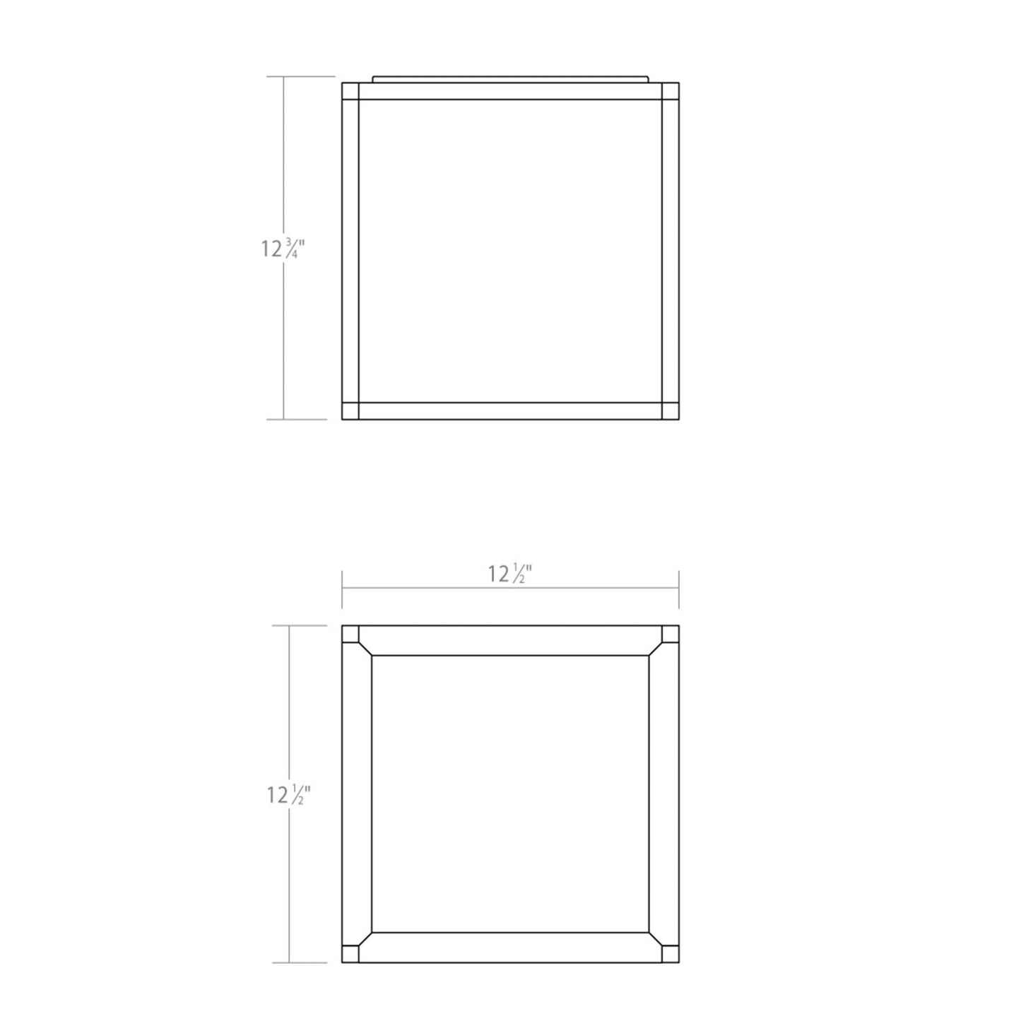 Sonneman Sonneman Cubix 12 Inch 1 Light Led Flush Mount Cp516205