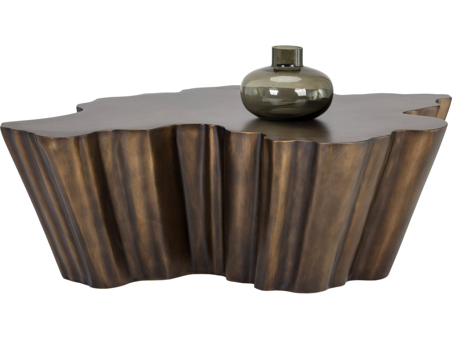Lynx Organic Shape Coffee Table in Antique Bronze