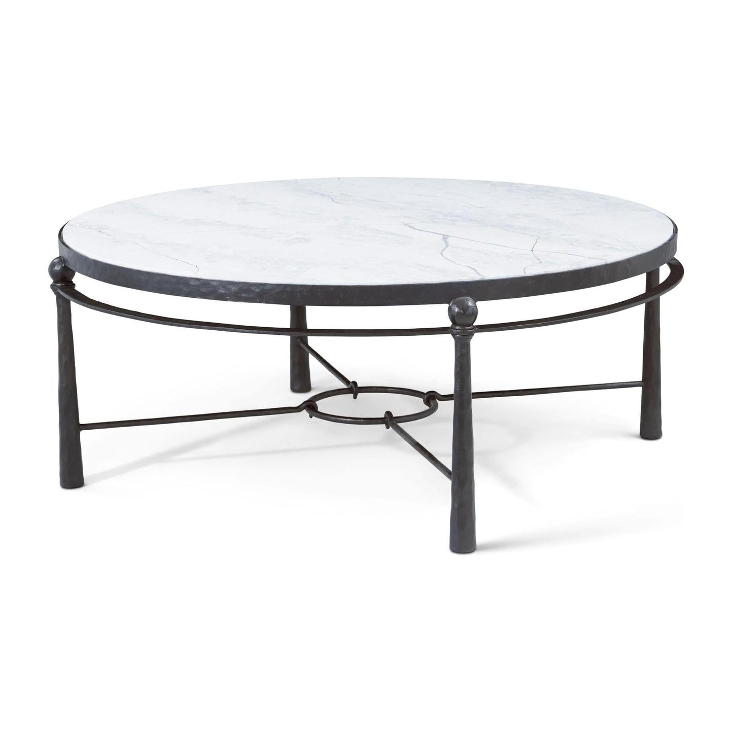 Theodore Alexander Spencer London Round Metal Cocktail Table Clearance