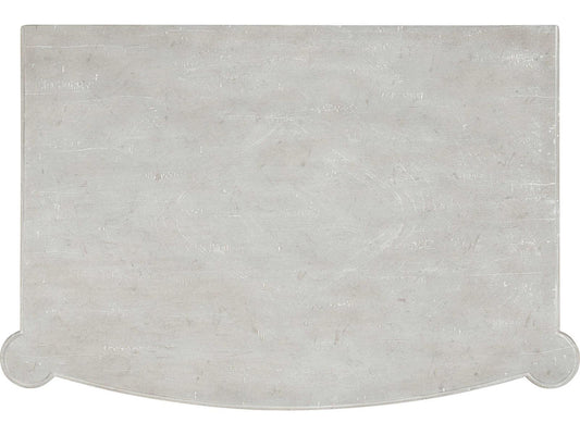 The Middleton 3-Drawer Nightstand in Limewash Faux Grey Marble