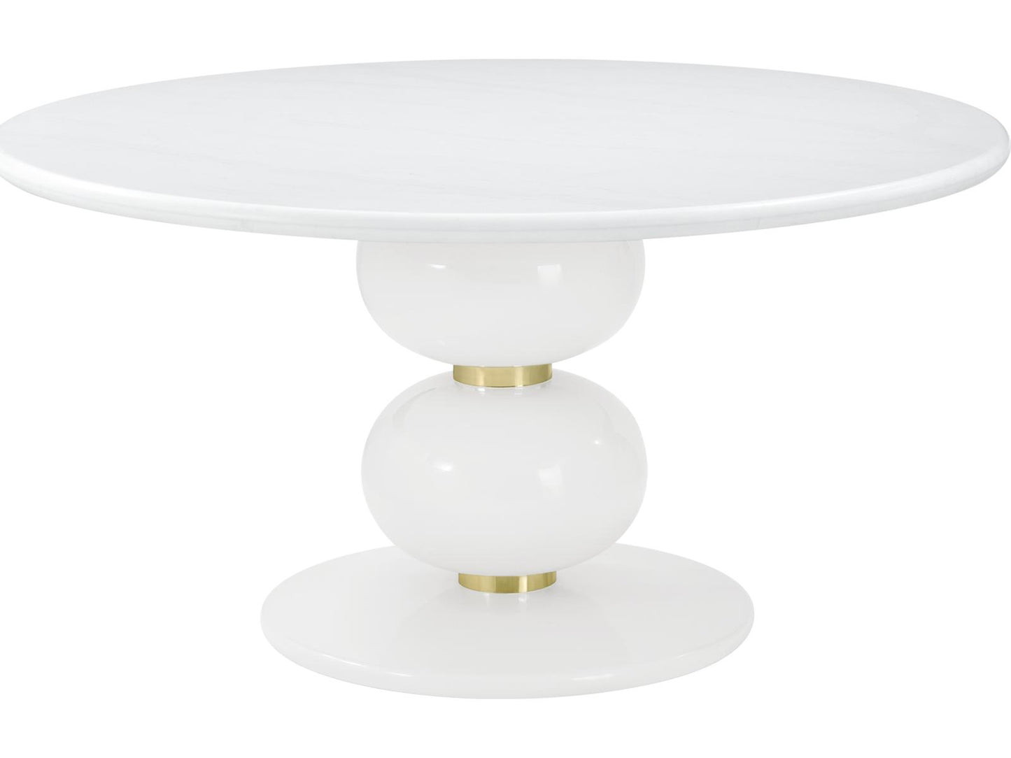 Judith Leiber Round 60-Inch Dining Table in Solstice Finish