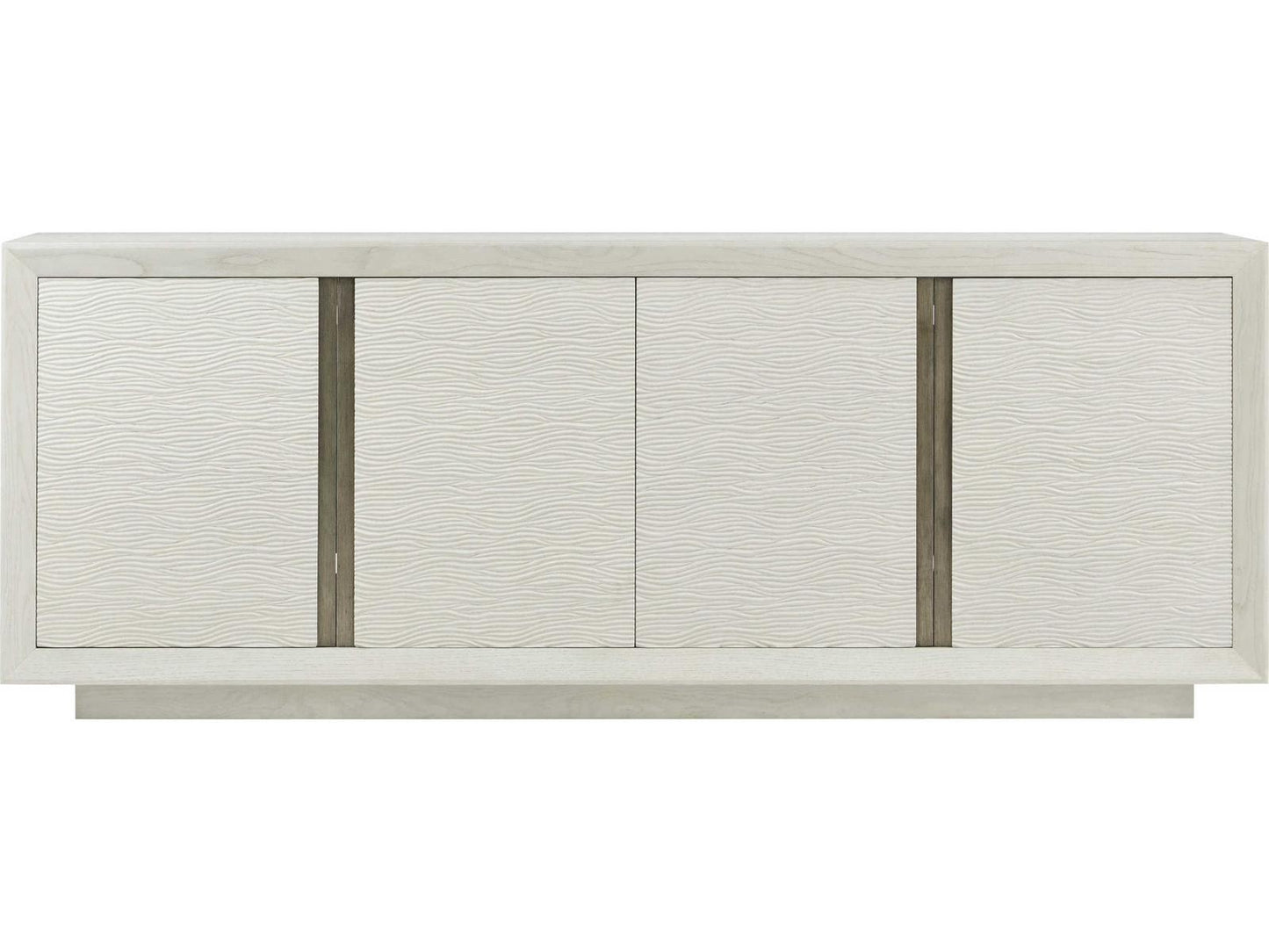 Essence 90-Inch Solid Wood Media Console in Opal Finish