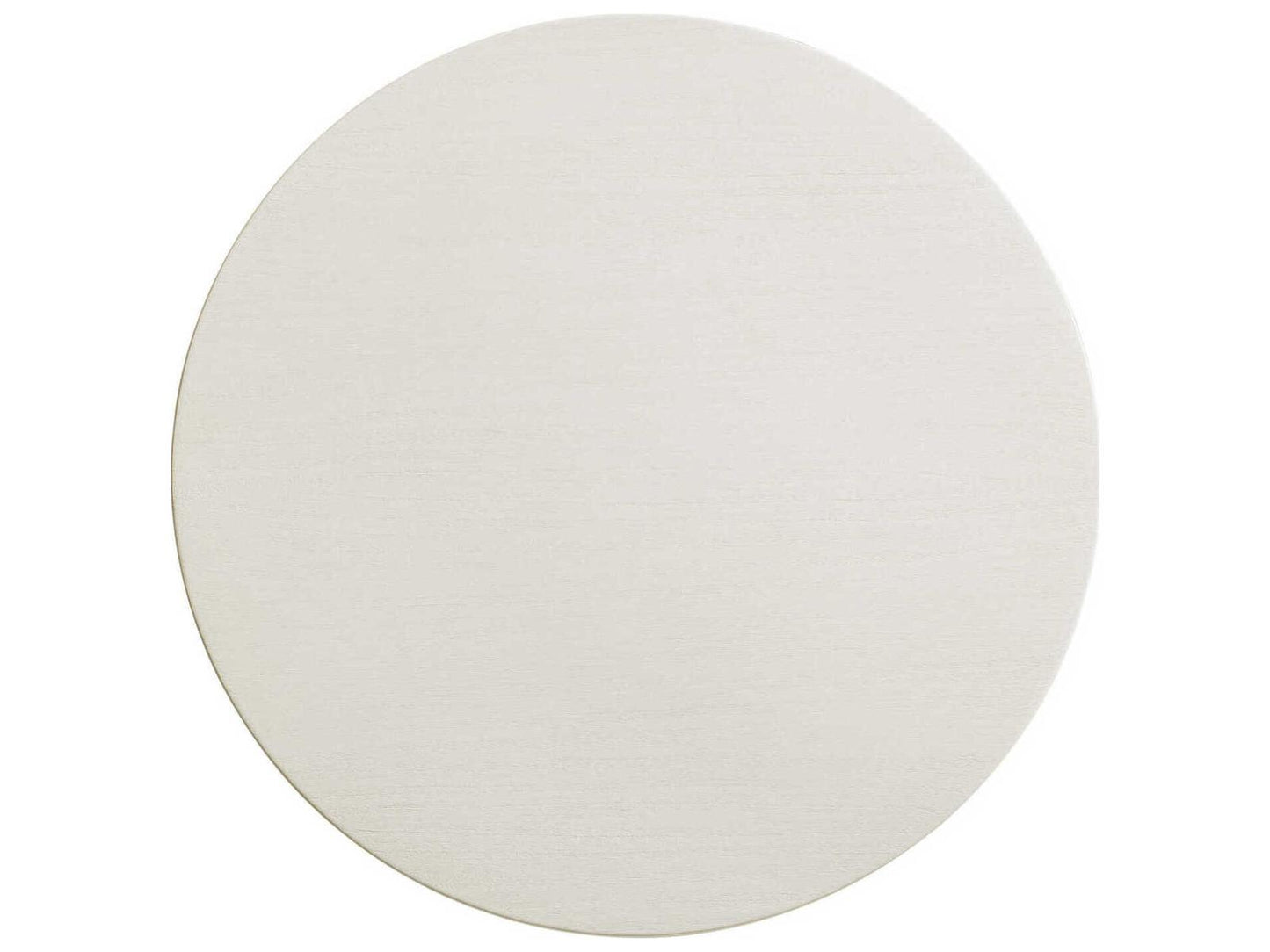 Ocean Breeze Marco Round Center Table in Shell White Wood