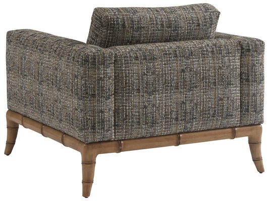 Key Biscayne Star Island Upholstered Accent Chair with Nailhead Trim