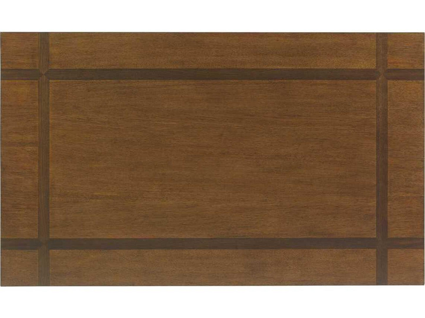 Island Fusion Castaway Rectangle Cocktail Table Walnut Inlays