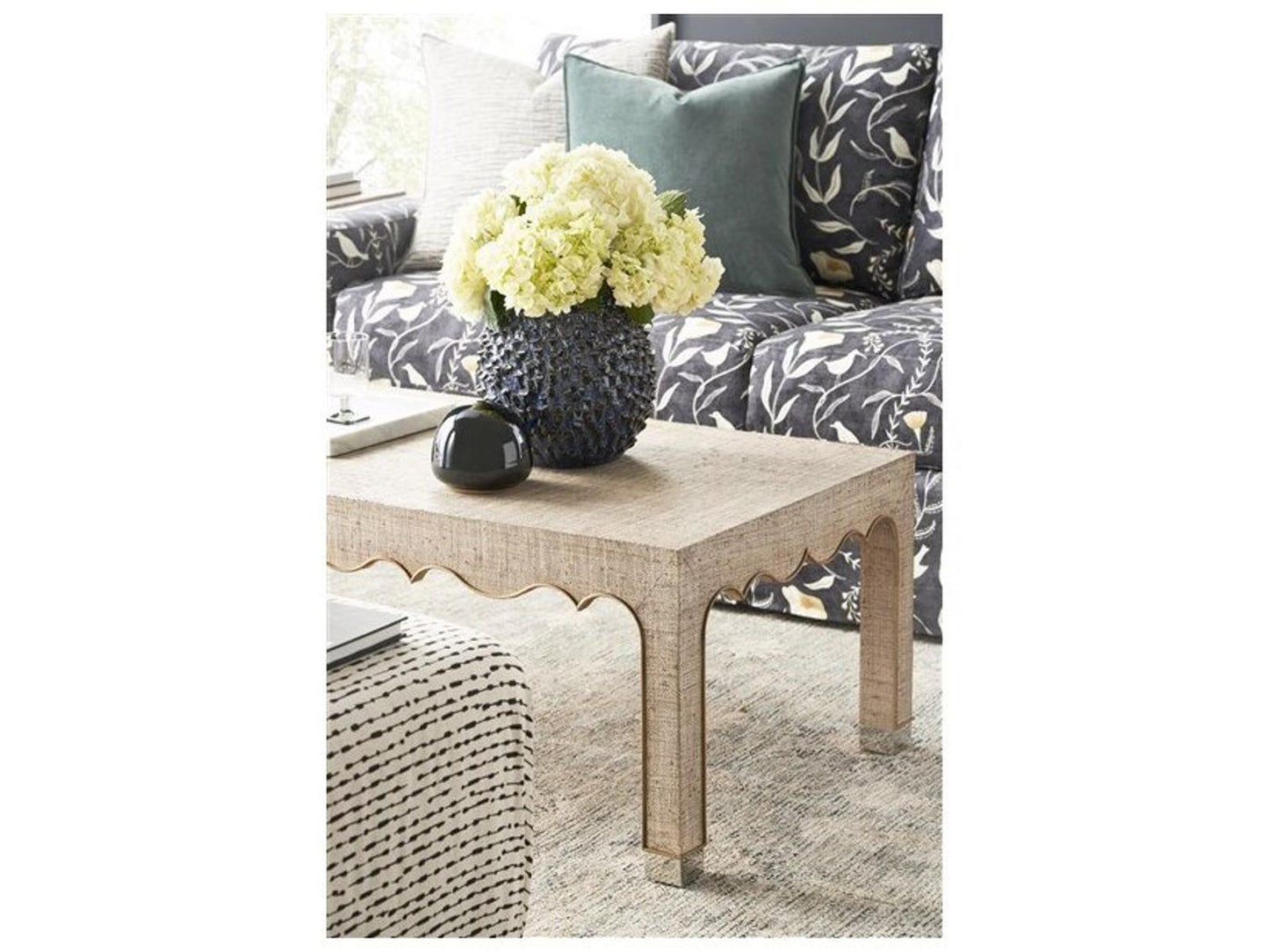 Melissa Rectangular Fabric Coffee Table