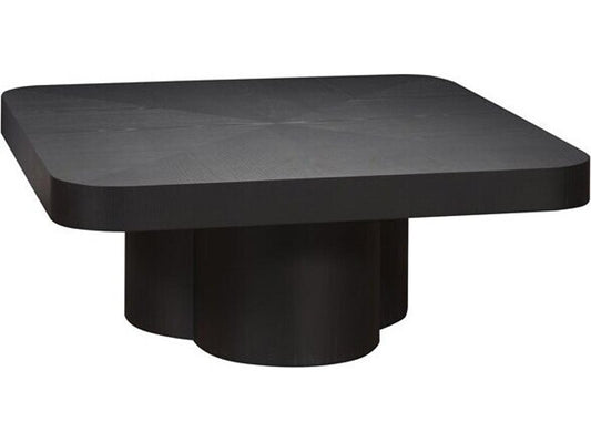 Brixley Square Wood Coffee Table in Film Noir