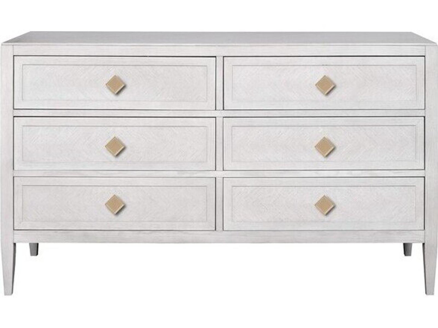 Walt 6-Drawer Oak Double Dresser in Casa Blanca