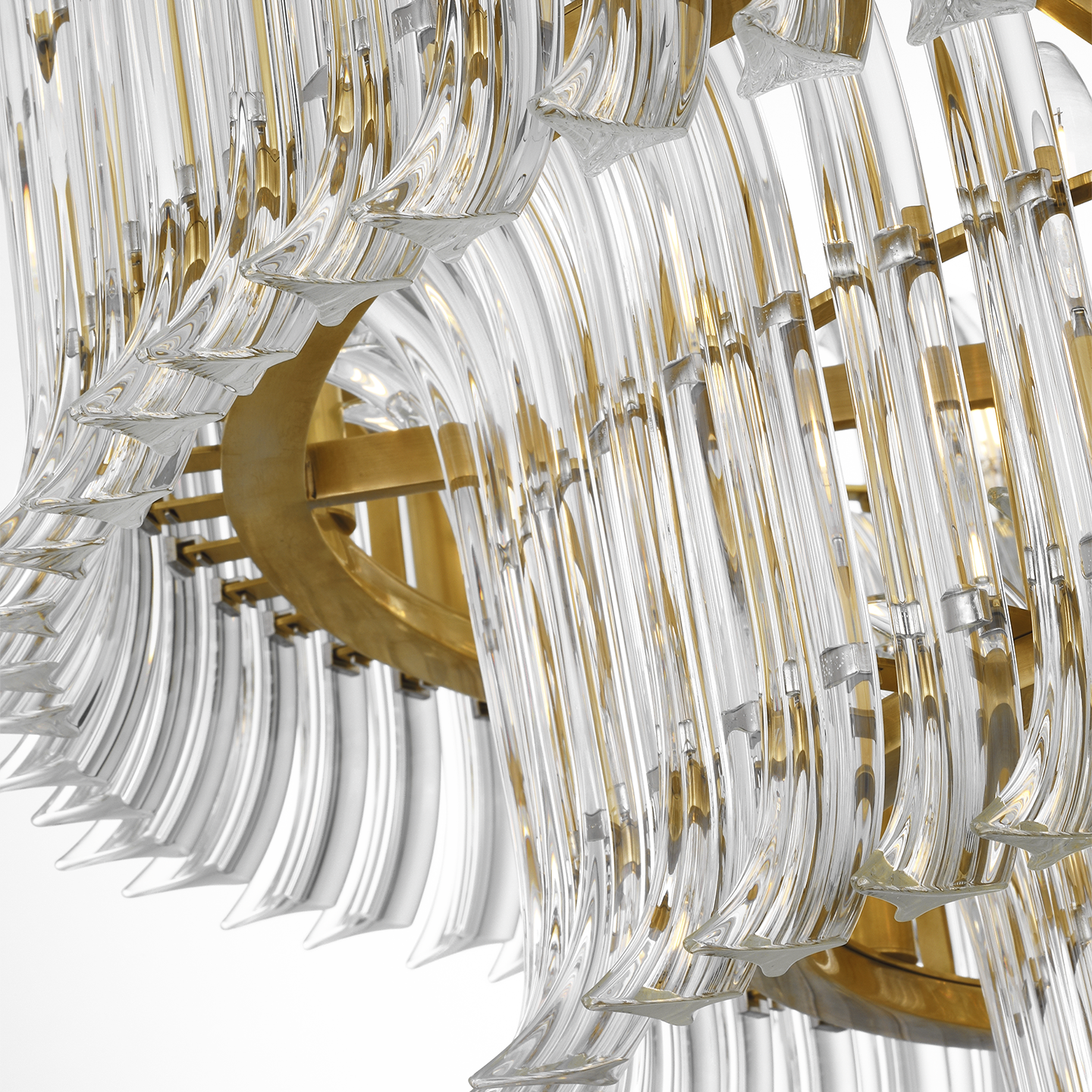 Rhine 34" Three Tier Chandelier