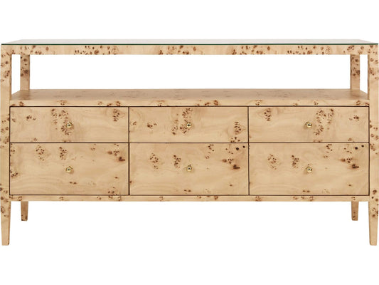 Jordan Rectangular Wood Brown Console Table