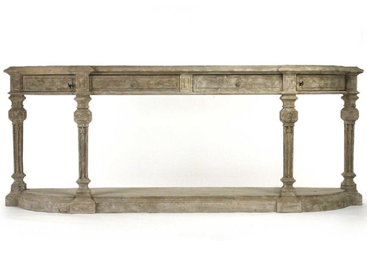 Rock Ford Distressed Brown Console Table