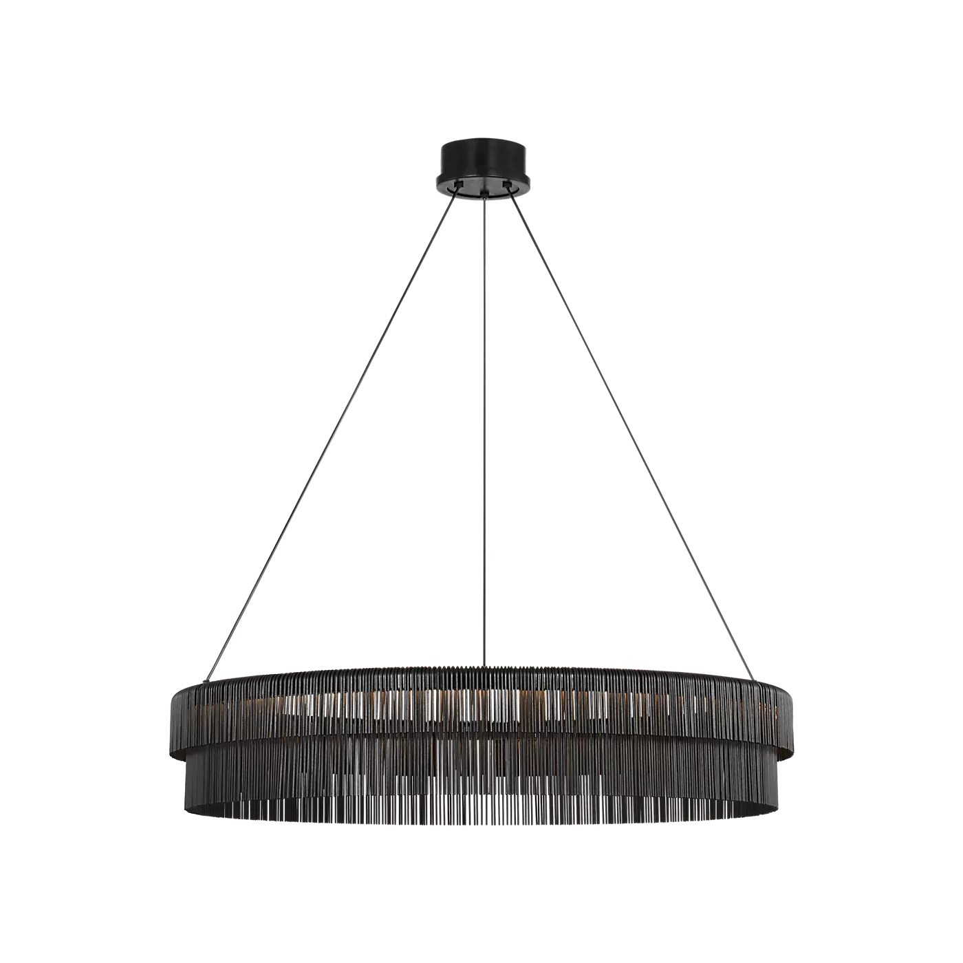 Differo 34" Layered Ring Chandelier