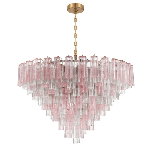 Addis 49'' Aged Brass Chandelier Multi 49"W x 42.5"H x 49"D
