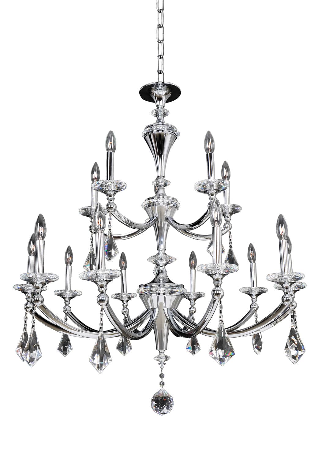 Floridia 15 Light 2 Tier Chandelier
