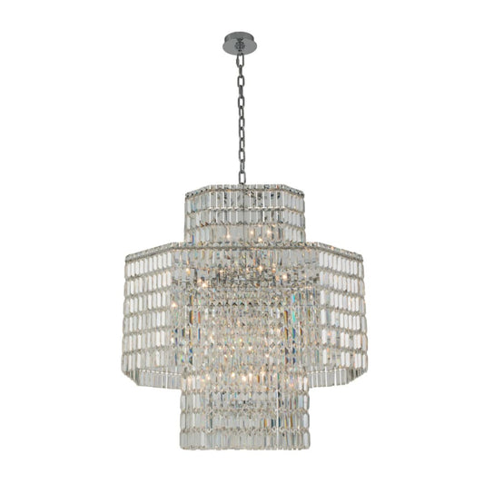 Allegri Livelli 20 Light 39" Wide Crystal Pendant