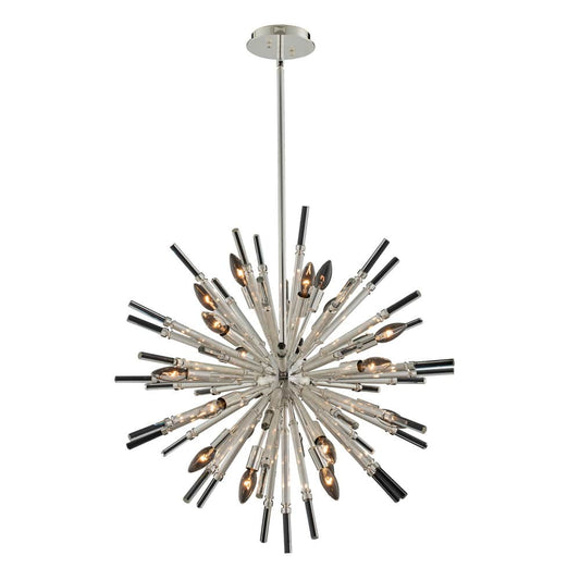 Sprazzo 19 Light 28" Wide Crystal Sputnik Chandelier