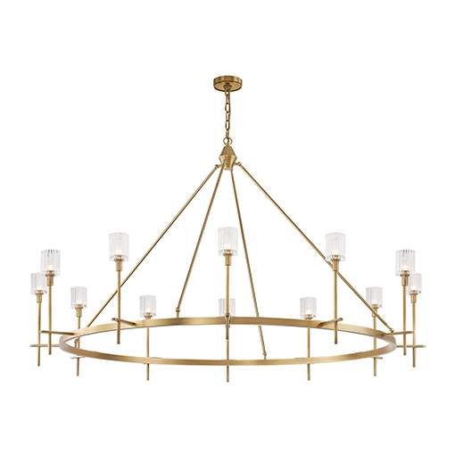 Salita 12 Light 70" Wide Crystal Chandelier