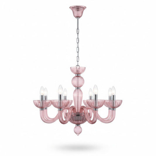 Arion Murano Art Glass Chandelier