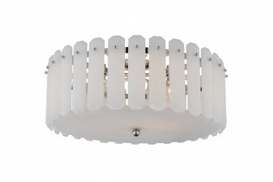 Alabaster Downtor Large Chandelier 25"D