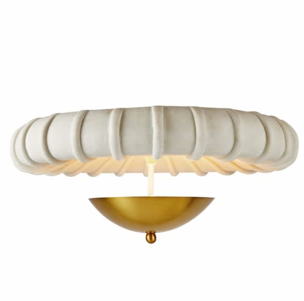 Camella 3 Light 35" Wide Semi-flush Ceiling Fixture