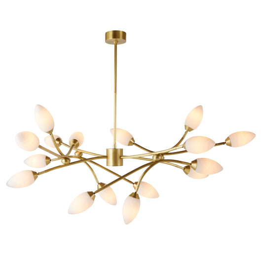 Ember 16 Light 34" Wide Candle Style Chandelier