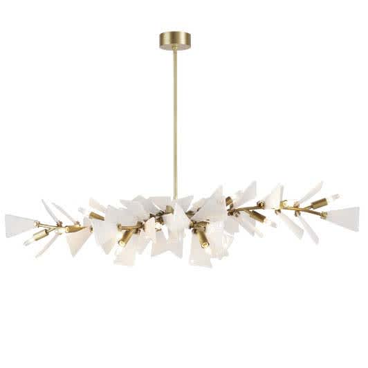 Delmar 12 Light 58" Wide Linear Chandelier