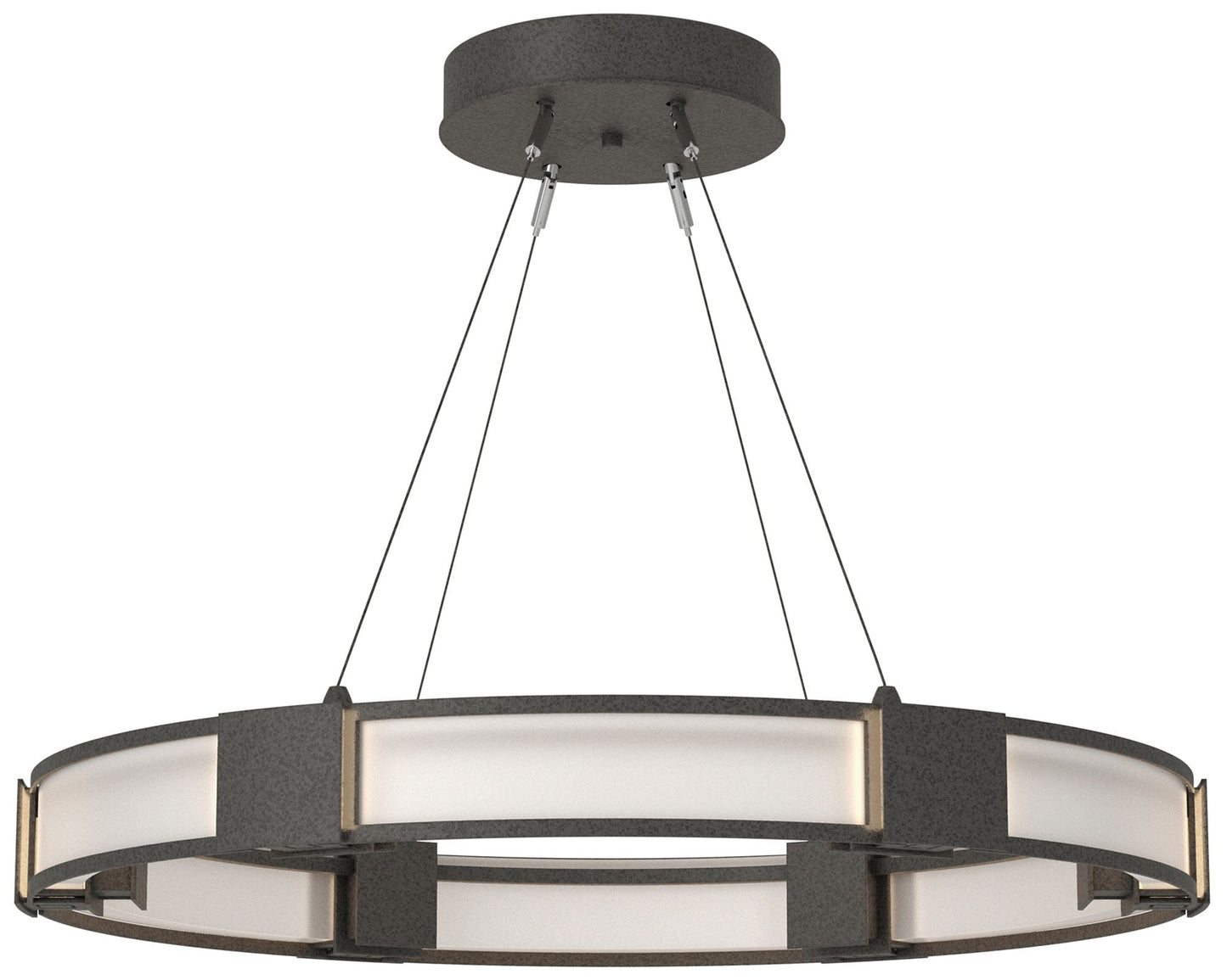Aura Pendant - Iron - Frosted