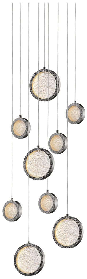 Avenue Lighting Bottega Collection Pendant Polished Nickel