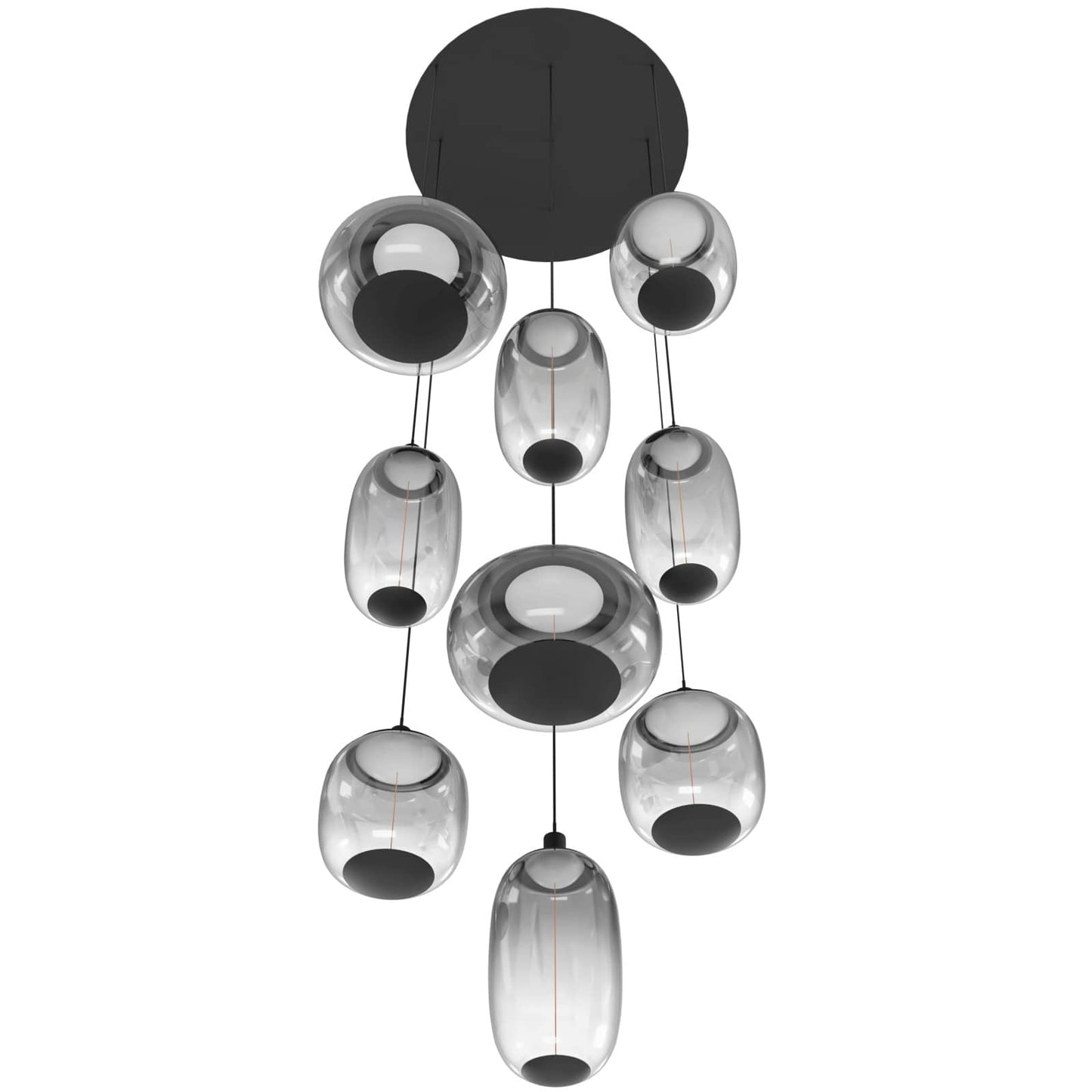 Monaco 36" Wide LED Multi Light Pendant
