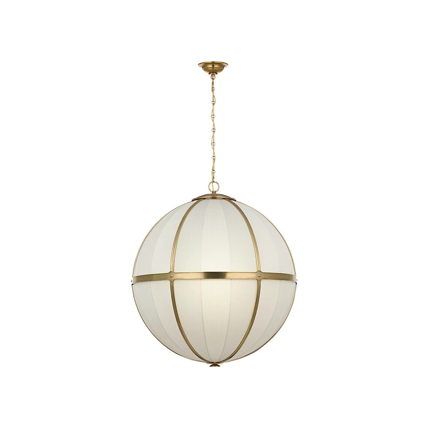 Allister 30" Framed Globe Chandelier