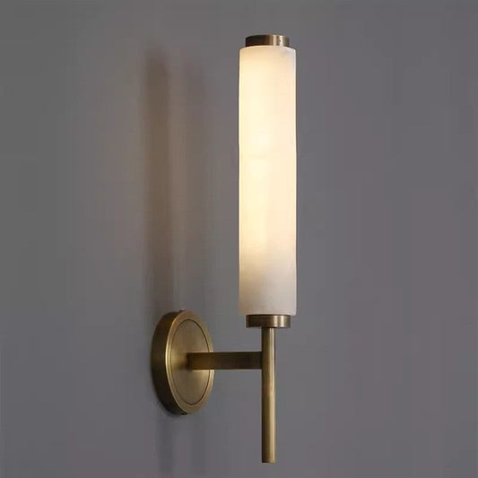 Copper Luxury Double-Head Bedroom Wall Lamp