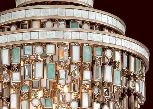 Dolcetti 3 Light 18" Wide Flush Mount Ceiling Fixture with Glass Shade