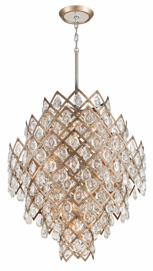 Tiara 11 Light 32-1/4" Wide Chandelier with Crystal Accents