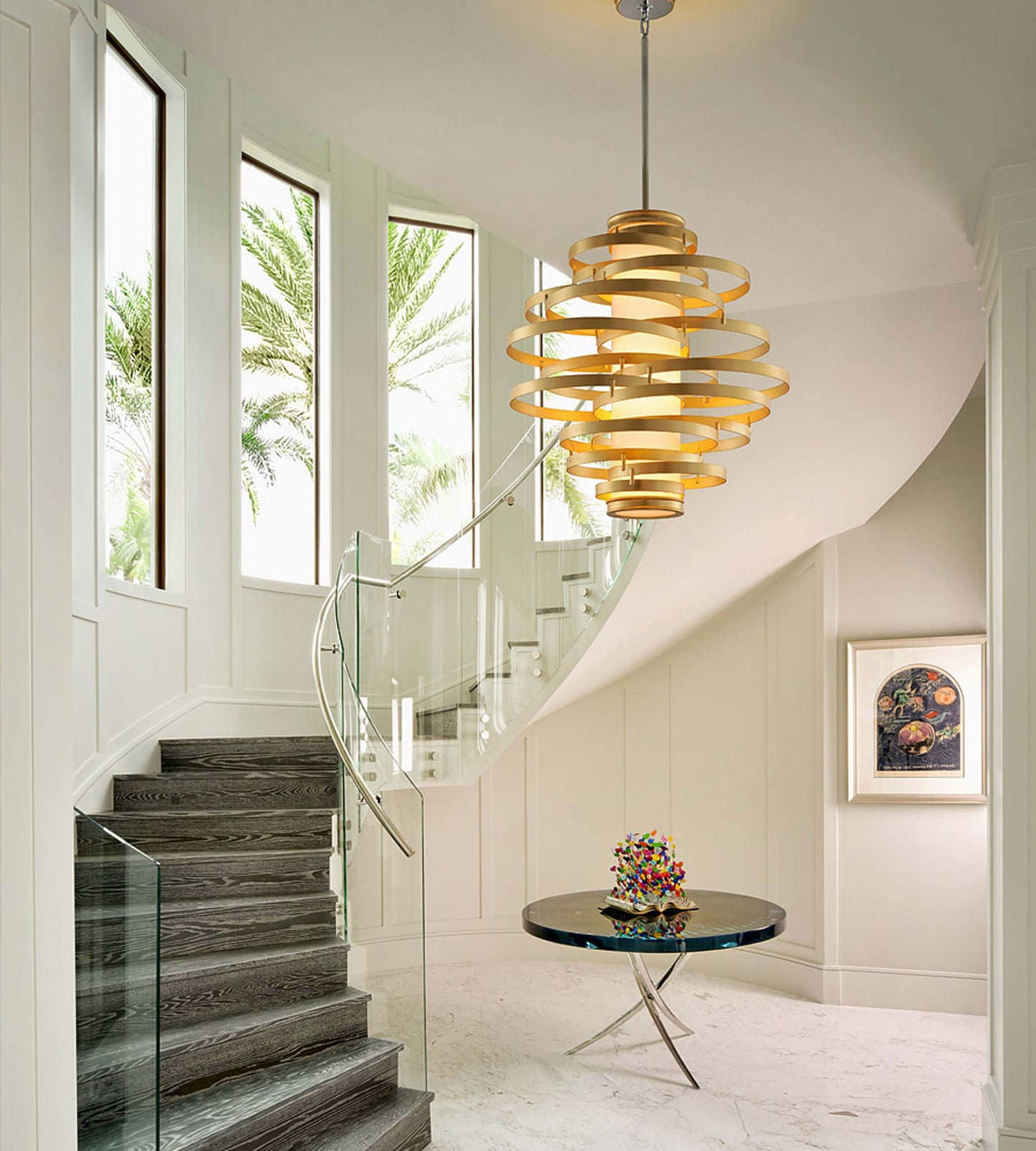 Vertigo Light 45" Wide Integrated LED Chandelier