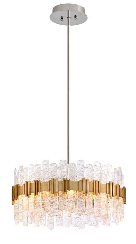 Ciro 8 Light 27-1/4" Wide Pendant with Handmade Glass Shade