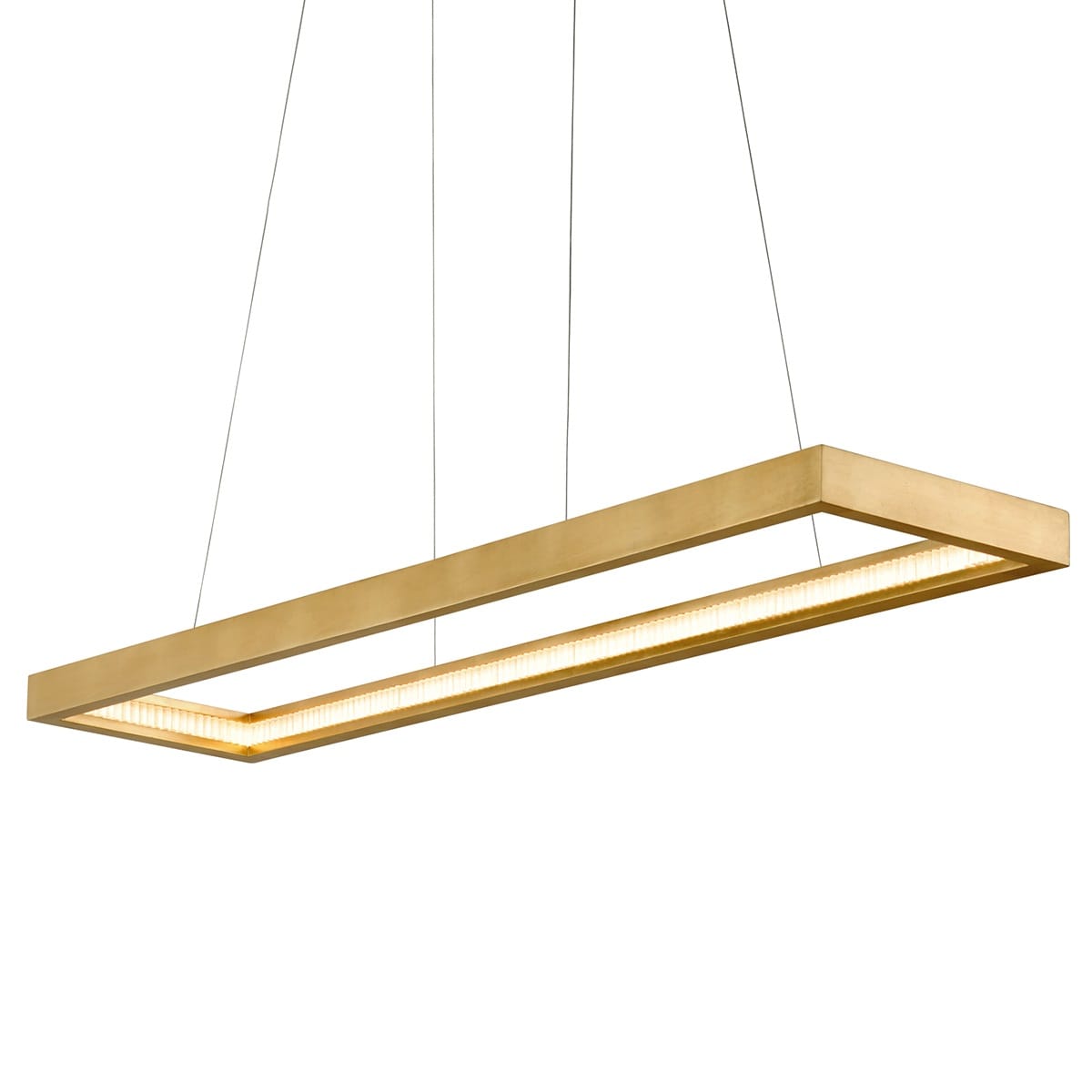 Jasmine 60" Wide LED Suspension Linear Chandelier