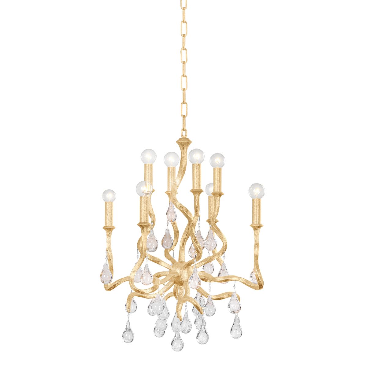 Aveline 8 Light 22" Wide Crystal Candle Style Chandelier