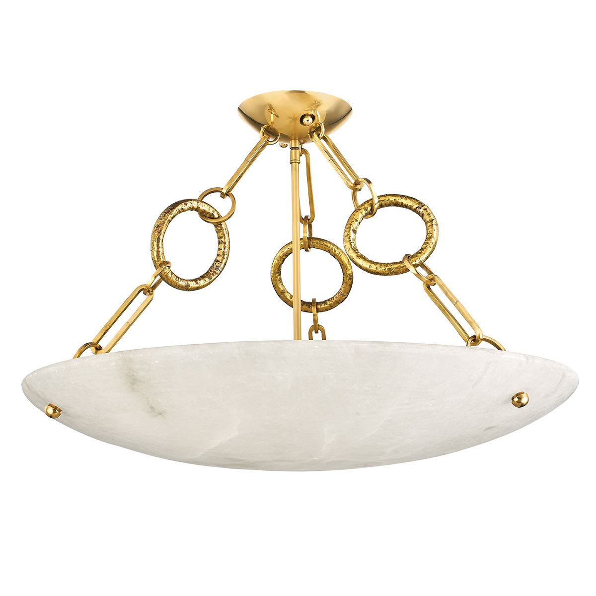 Yadira 6 Light 26" Wide Semi-flush Bowl Ceiling Fixture