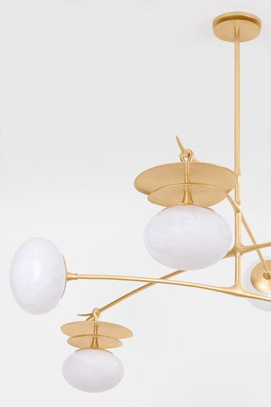 Ceylon 6 Light 57" Wide Abstract Chandelier