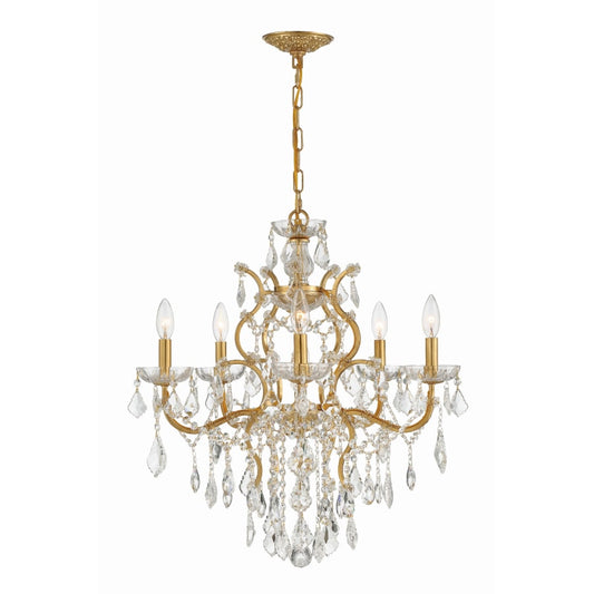 Crystorama Lighting Group Filmore 6 Light 23" Wide Crystal Chandelier with Swarovski Strass Crystal Accents