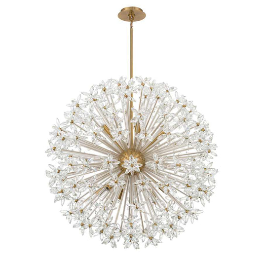 Crystorama Lighting Group Adley 12 Light 34" Wide Globe Chandelier