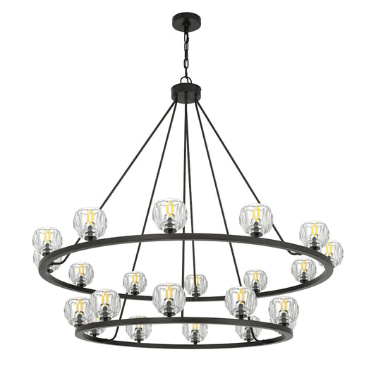 Crystorama Lighting Group Aragon 22 Light 48" Wide LED Chandelier