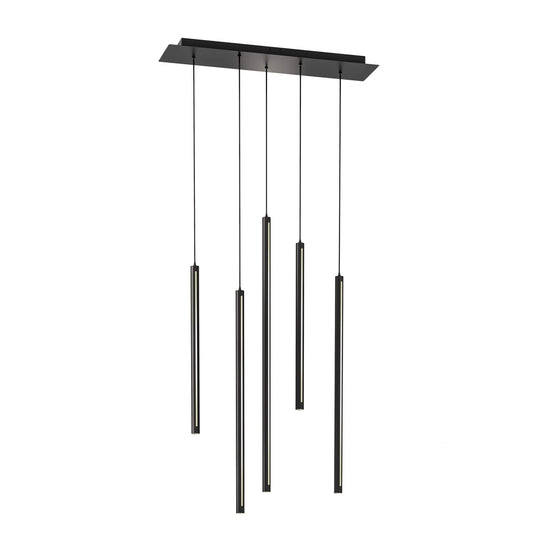 47" Wide 5 Light LED Linear Pendant