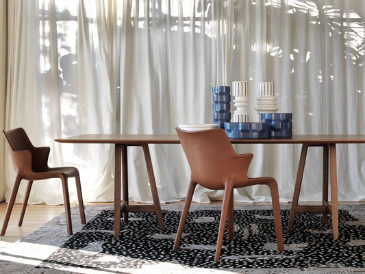 Easel By Ludovica + Roberto Palomba Rectangular Wood Dining Table