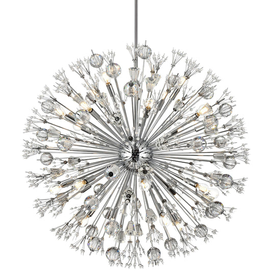 Elegant Lighting Vera 38" Crystal Starburst Round Pendant