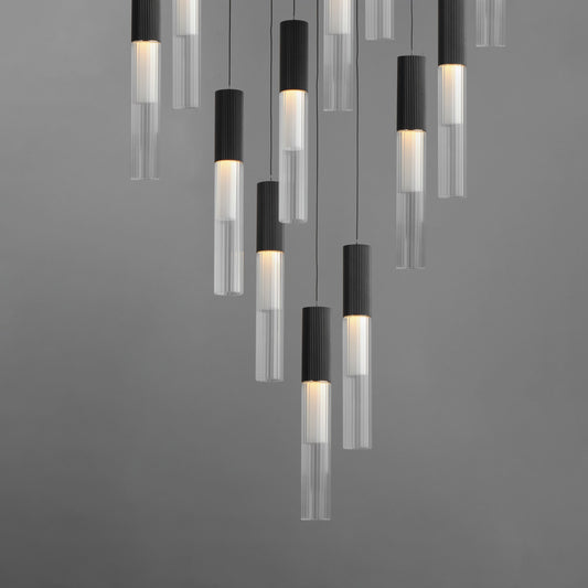 Reeds 21" Wide LED Multi Light Pendant